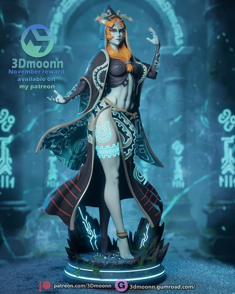 Midna Hand Painted or Unpainted Resin Figure 1/6 Scale Model