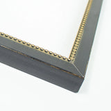 30x40 Frame Black & Gold Solid Wood Picture Frame Width 0.75 Inches | Interior F Model