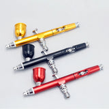 0.3mm Dual Action Airbrush Kit Air Brush Compressor Paint Spray Gun Craft Paint Model