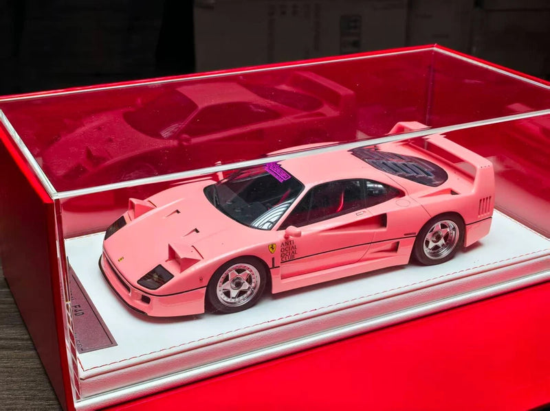 GL 1:18 Ferrari F40 Resin Car Model Pink Livery Limited to 50 Model
