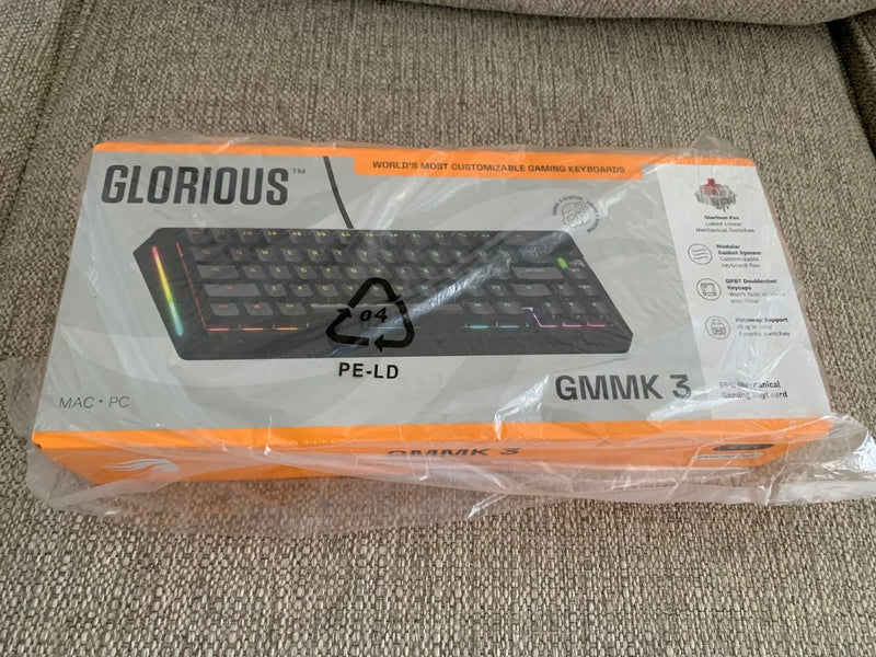 Glorious Gaming GMMK 3 Custom Mechanical Gaming Keyboard w/ Knob Black New Model