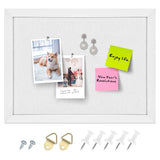 Cork Board Bulletin Board, White Frame Cork Boards for Walls with Felt, Decor... Model