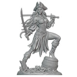 Belle Pirate Girl 1/24 Scale Resin Figure Model Kit Unassembled Unpainted Model
