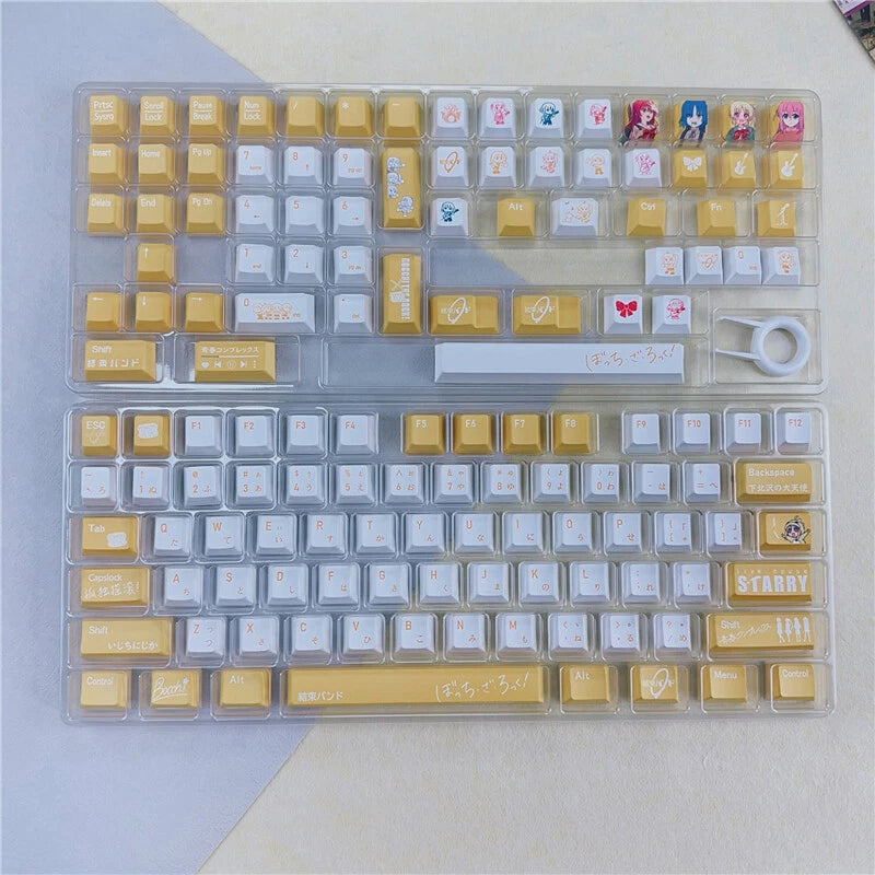 BOCCHI THE ROCK Keycap 137 Keys Ijichi Nijika Dye-sub PBT for Cherry MX Keyboard Model