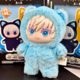 EAKI Jujutsu Kaisen Gojo Satoru Cat Ear Plushie Secret Keychain Blind Box Figure Model