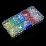 500Pcs 3mm LED Light Mixed DIY Assortment Diodes Kit Light-emitting Box Model