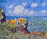Paint By Numbers Adults kids Monet Landscape DIY Painting Kit 40x50CM Canvas Model