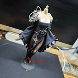 1/6 Scale Female Black Elastic Strapless Dress Model Fit 12" Action Figure Body Model
