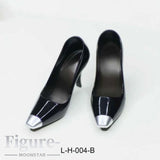 1:6 L-H-004B Square Toe High Heels Shoes Model fit 12'' Female Action Figure Toy Model