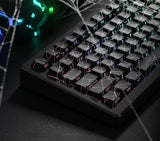 Black Spider Web Side Printed Shine Through PBT Keycaps Cherry Profile Model
