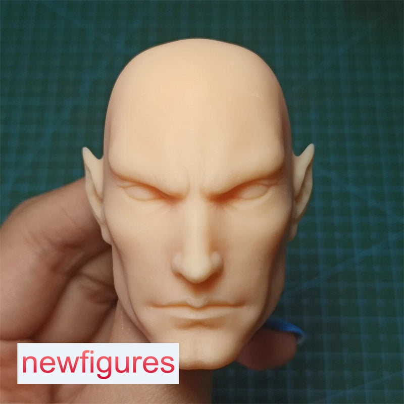 1/6 1/12 1/18 Bald Anime Man Head Sculpt Fit 12" 6" 3.75" Male ActionFigure Body Model