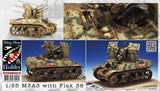 Ding-Hao Hobby DH96002 1/35 M3A3 with Flak38V Yugoslavia Assembly Model Model
