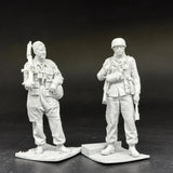 1/35 WW2 Elite German Paratroopers RESIN FIGURE MODEL KIT Unassembled Unpainted Model