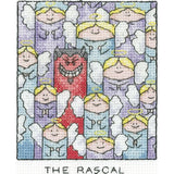 Heritage counted cross stitch kit Aida "The Rascal", SHTR1543-A, 9x11,5cm, DIY Model