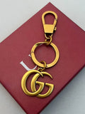 Charm Logo GG Bronze Design Keychain Gift Key Chain With Box Charms
