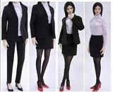 1Set 1/6 Female Action Figure Soldier with Suit Coat Skirt Shirt Model 12'' Fit Model