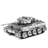 Fascinations Metal Earth German Tiger I Tank 3D Laser Cut Steel Puzzle Model Kit Model