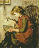 Needlework Crafts Full Embroidery Counted Cross Stitch Kits Young Girl Reading Model