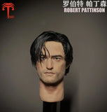 1/6 Male Man Head Carved DIY 12in Heroes Robert Pattinson Model Action Figures Model