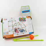 STEAM EDUCATION Fort Builder Set 140 pcs Build a Fort Creator Spring Flower NIB Model