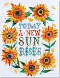 Bead embroidery kit Little suns needlework kit Art canvas beadwork pattern Model
