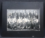 Cardboard Mounted Antique Photograph People Square Sheers Iron Masonic?? Model