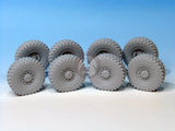 Eureka XXL 1/35 Sagged Wheel Set for KTO Rosomak Polish APC (IBG Models) ER-3554 Model