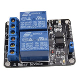 5V 2 Channel Relay Board Module With Optocoupler For PIC AVR DSP Model
