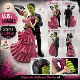 Frankenstein & Bride Dancing Statue 16" HomeGoods Goblin & Ghoul DAMAGED  / READ Model