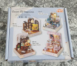 DIY Miniature Dollhouse Kit Sweet Talk 1:24 Scale Creative Room Wooden Model