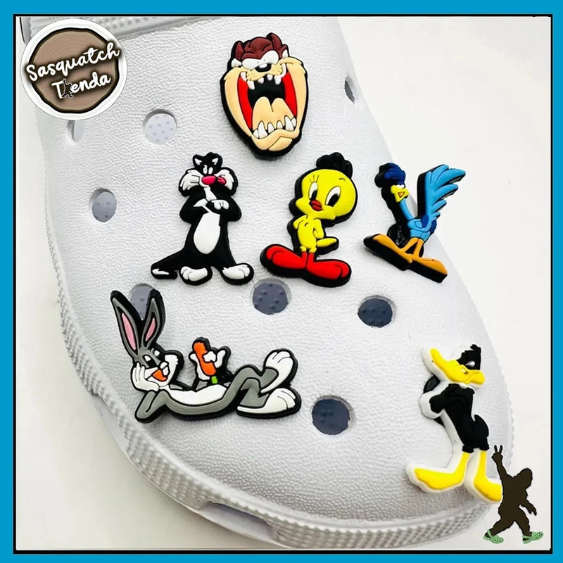 Classic Toon Character Shoe Charms Fits Croc-style shoes Lot Gift Cartoon Charms