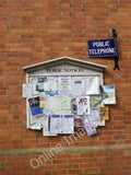 Photo 6x4 Notice board, Rockbourne The village notice board is on the gab c2011 Model
