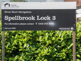 Photo 6x4 Information Board at Spellbrook Lock No. 3, Spellbrook, Essex S c2015 Model