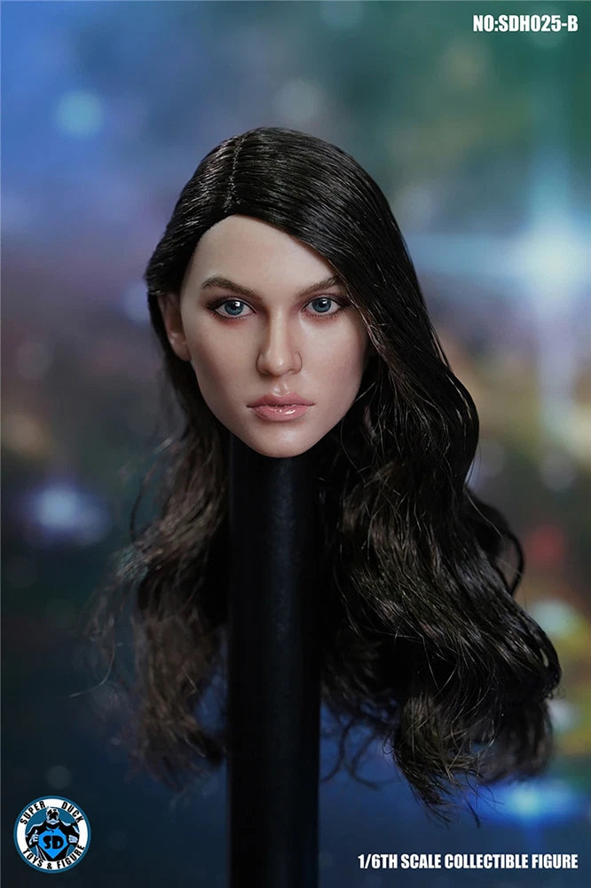 1/6 Scale SDH025B Russia Model Female Girl Head Carving Sculpt Model Toys Model