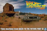 Aoshima BT-03 1/24 Scale Model Kit Time Machine From Back to the Future Part III Model