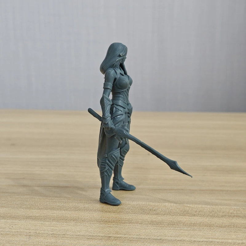 MRY-SFW LYTR1358 1/24 Fantasy Mechanical Armor Female Warrior 3D Model Model