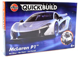 Airfix QUICK BUILD White McLaren P1 Snap Together Model Car Kit J6028 Model