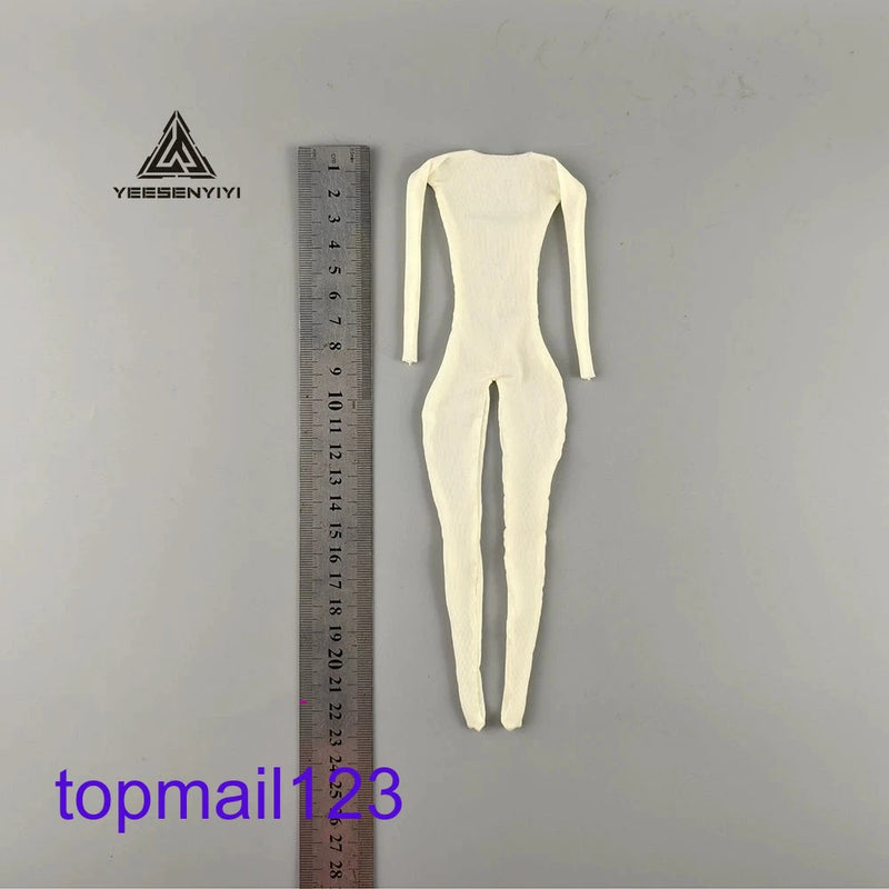 1/6 Female Stealth Jumpsuit Bodysuit Clothes Fit 12'' Figure Doll Body Model Model