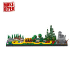 MOC-53107 City Skyline Architecture Building Blocks Set Toy Kit For Travel Fans Model