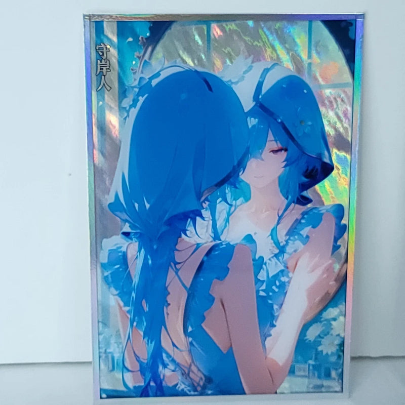 Shorekeeper Mirror Premium Waifu Card Anime Girl Wall Art Oversized Board A5 Model