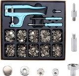 Snap Button Set Kit Kit with Snap Fasteners and Installation Tools for DIY Sewin Model