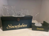 Dept 56 Snowbabies Icebergs Display Risers & Moon Ornament Hanger NIB Lot Model