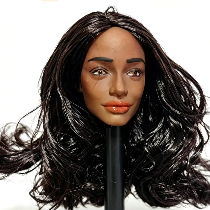 1/6 Scale Head Sculpt Expression black Africa women For 12" TBL PH Figure Model