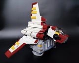 Mocs Bricks Toys Kits RHO-class transport shuttle/Red & Clone Army Camp 2025 Pcs Model
