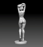 1/24 resin figures model beautiful girl  Unassembled unpainted Model