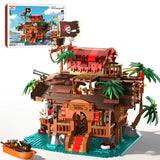 Pirate Shipwreck Tavern Building Set, Medieval House Model Kit | Pirate Theme... Model