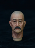 1/6 Painted Marshal Male Head Carving Sculpt Model Toys Model