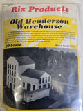 HO Scale Model Kit Old Henderson Warehouse # 628-0250 by Rix Products Sealed Model