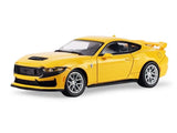 2024 Ford Mustang Dark Horse - Yellow 1:64 Scale Model - Greenlight 68080E Model