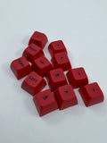 Artifact Bloom Series Keycap Set: Red Velvet - 12 Caps Model